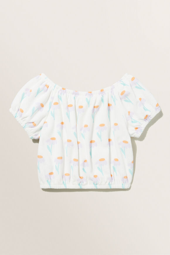 Terry Towel Top  Vintage White  hi-res