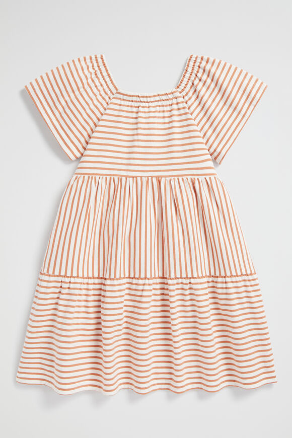 Multi Stripe Dress  Cinnamon  hi-res
