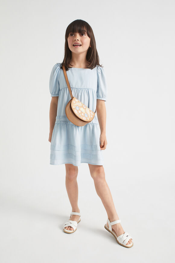 Pintuck Dress  Sun Bleach  hi-res