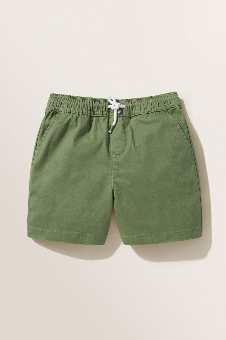 Core Logo Short  Khaki Green