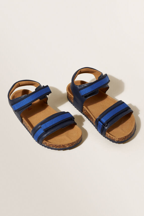 Double Tape Strap Sandal  Navy  hi-res