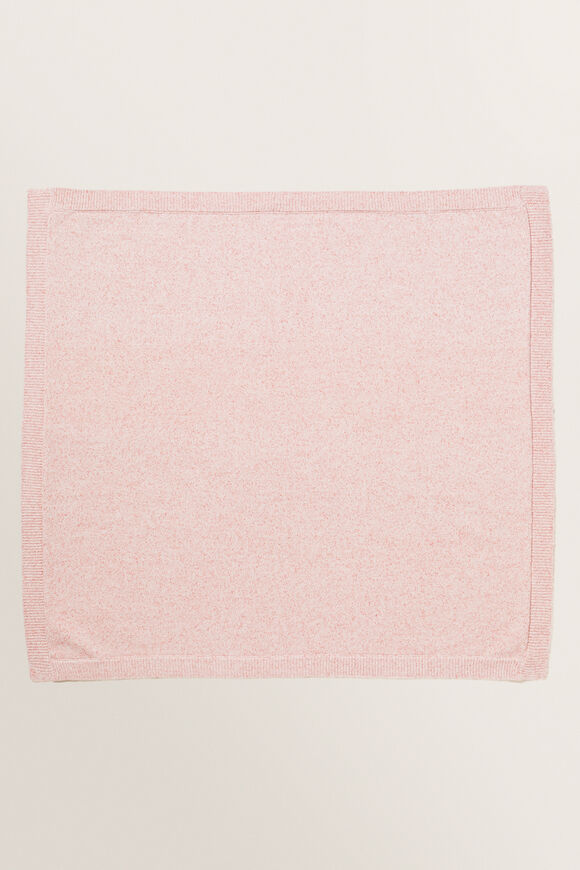 Knitted Blanket  Coral  hi-res