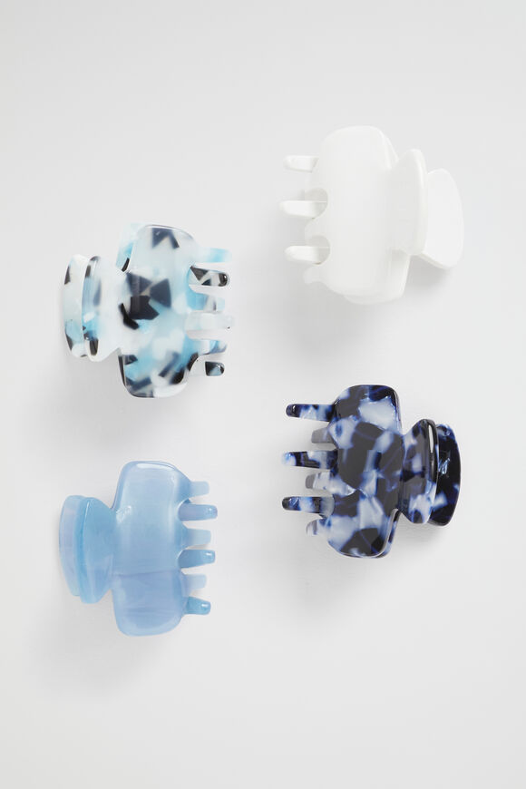 Tort Mini Hair Claws  Bluebell  hi-res