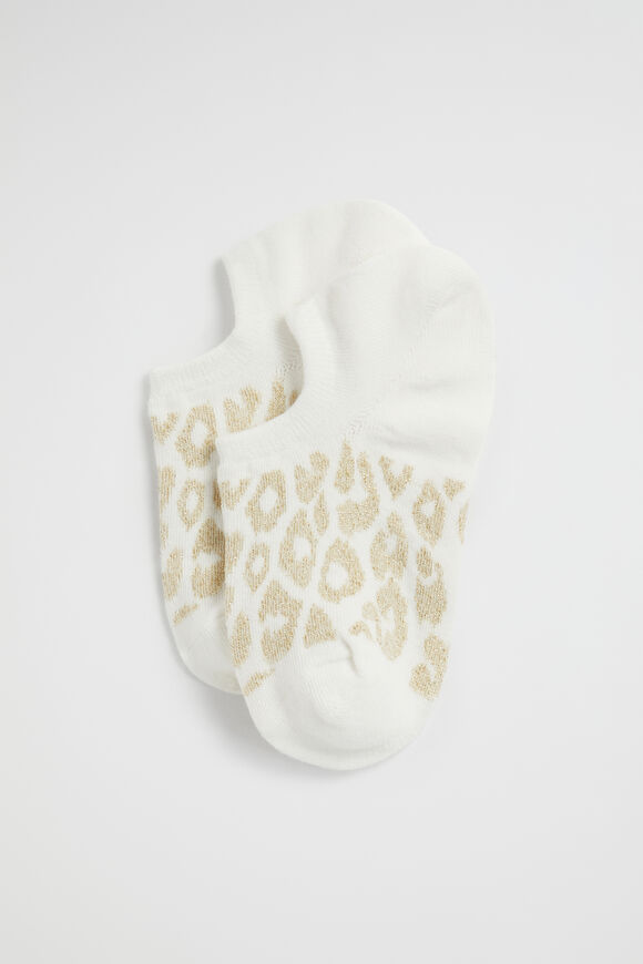 Low Cut Sneaker Sock  Cream Gold  hi-res