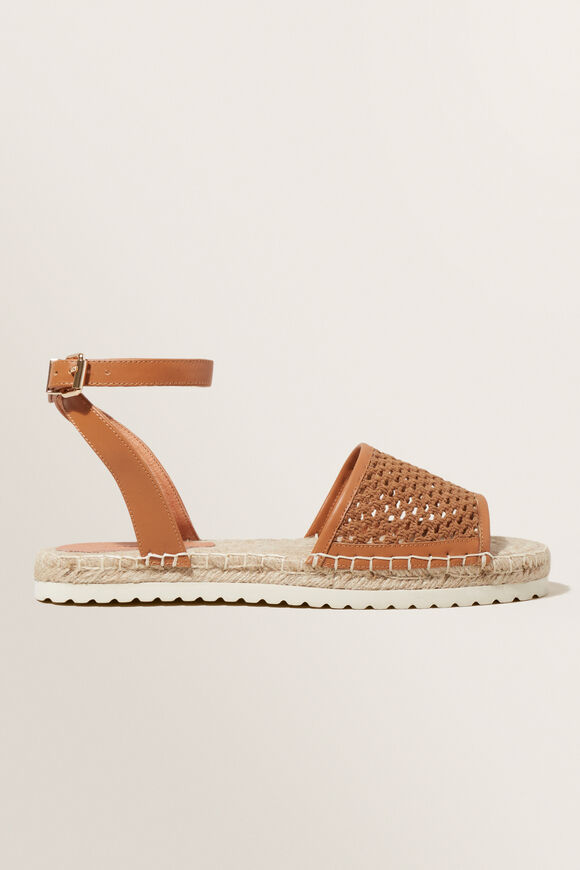 Vera Flat Espadrille  Tan  hi-res