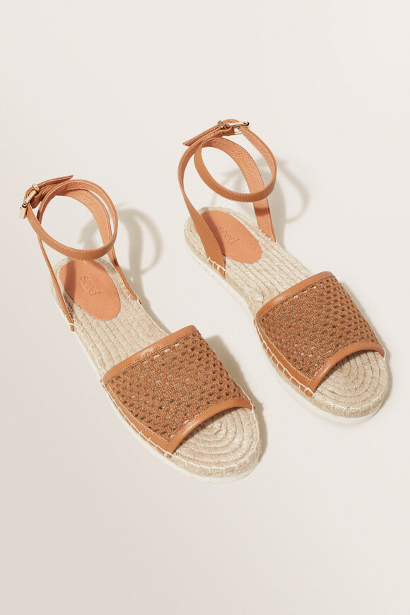 Vera Flat Espadrille  Tan  hi-res