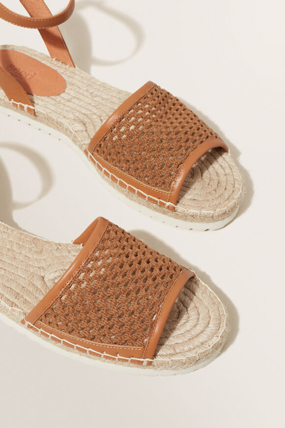 Vera Flat Espadrille  Tan  hi-res