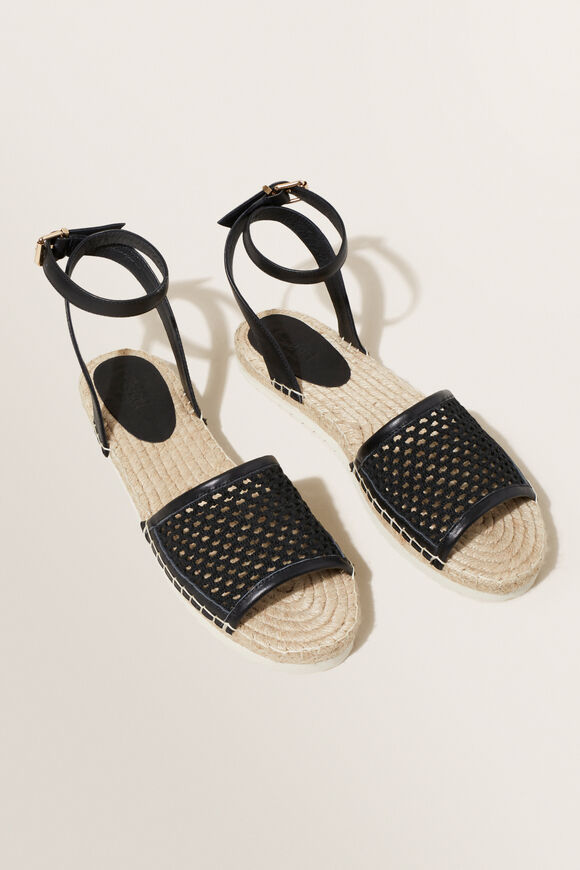 Vera Flat Espadrille  Black  hi-res