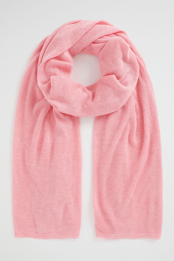 Fine Knit Wrap  Bubblegum Pink  hi-res