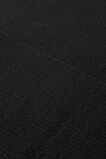 Rib Knit Scarf  Black  hi-res