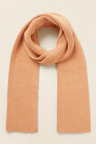 Rib Knit Scarf  Light Ginger  hi-res