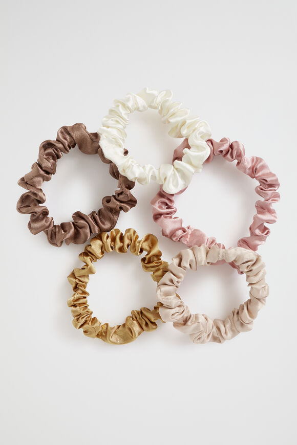 Mini Scrunchie  Soft Neutral  hi-res