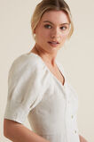 Fitted Puff Sleeve Blouse    hi-res