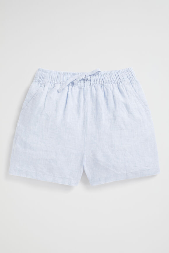 Easy Linen Short  Powder Blue  hi-res