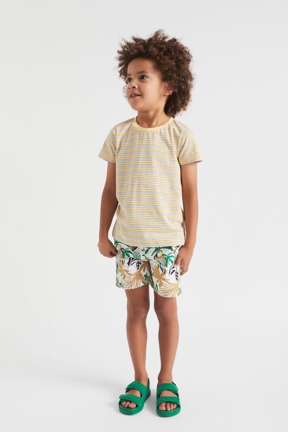 Tropical Print Short  Vintage White  hi-res