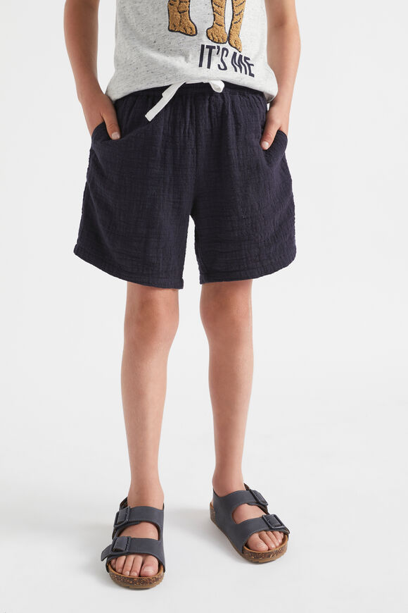 Cheesecloth Short  Midnight Blue  hi-res