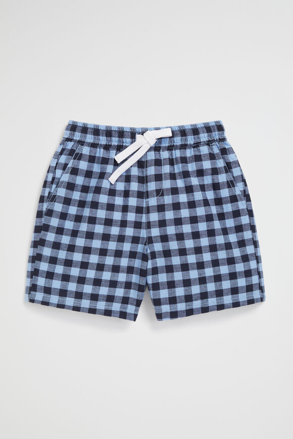 Gingham Short  Periwinkle  hi-res