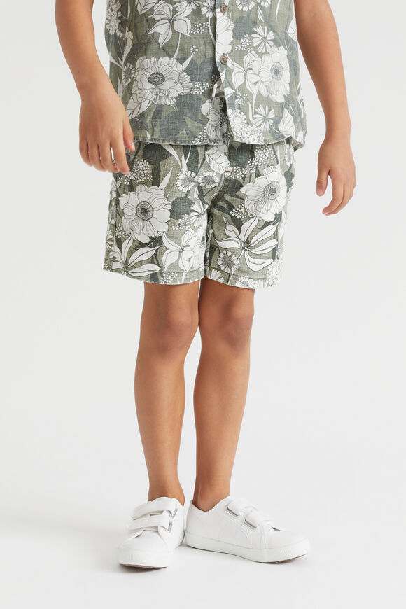 Linen Short  Eucalyptus  hi-res