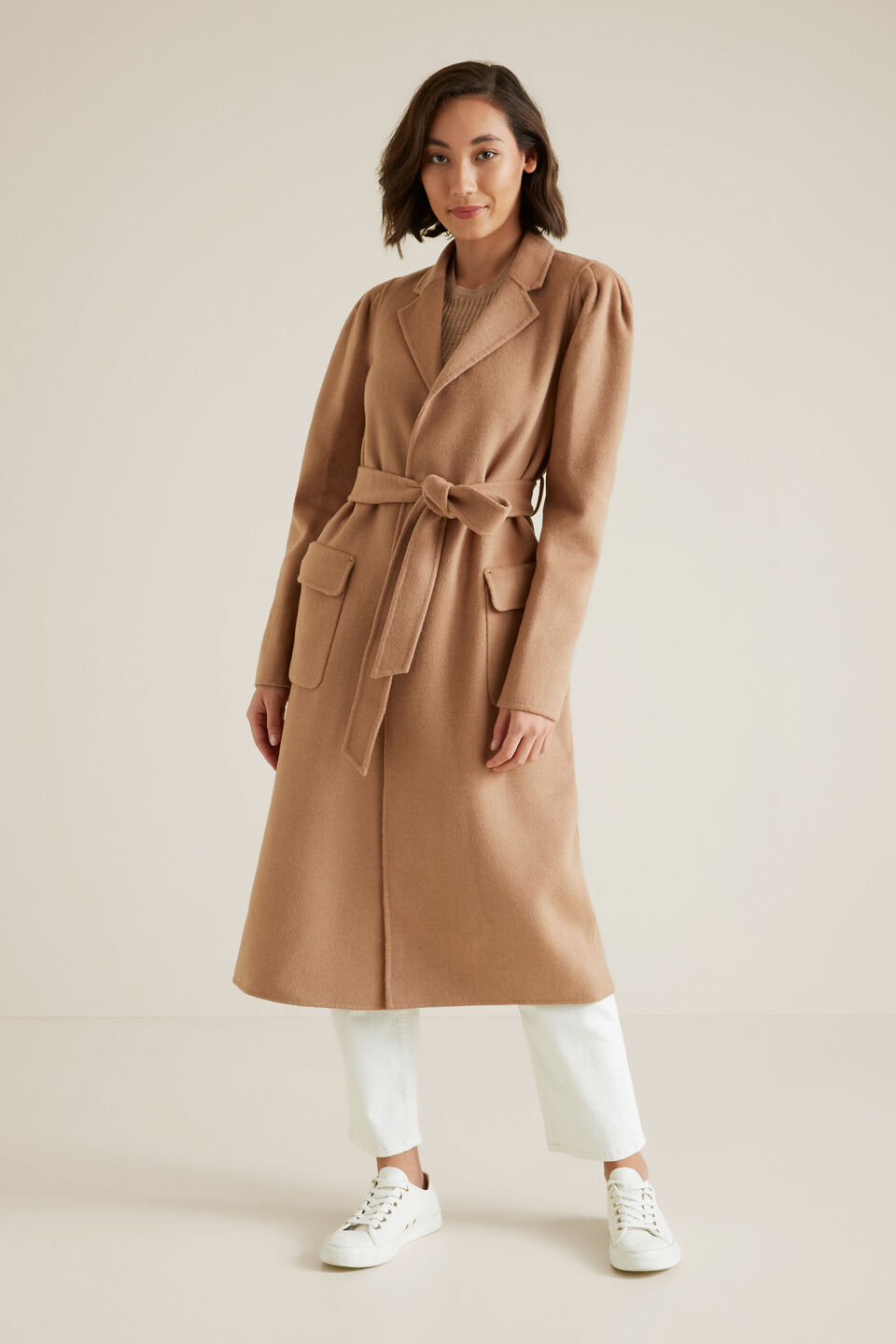 Puff Sleeve Coat  