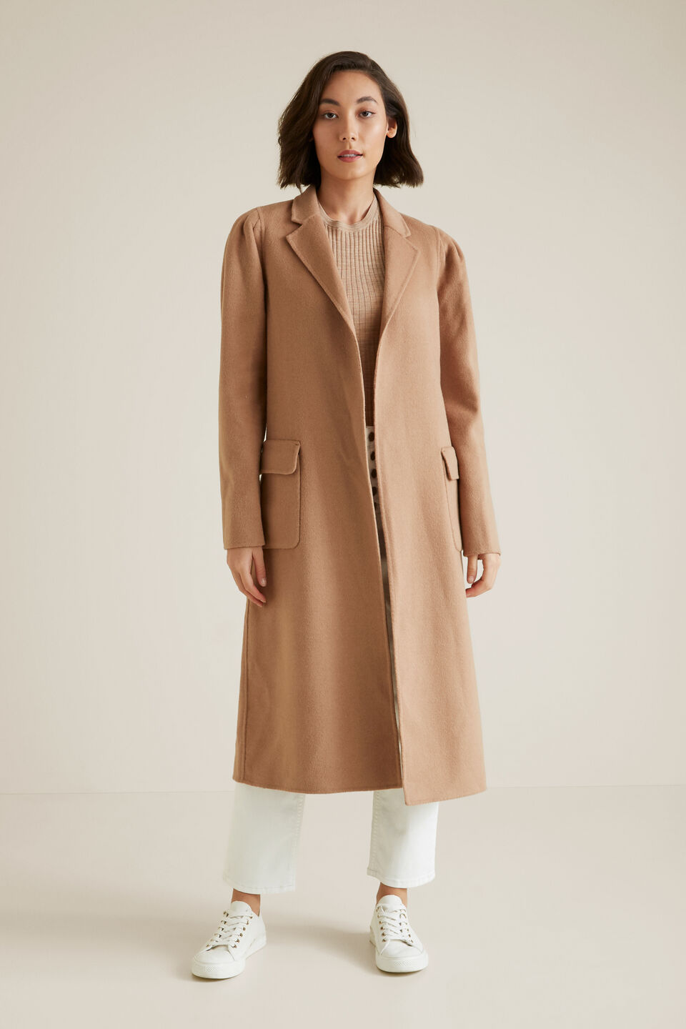 Puff Sleeve Coat  