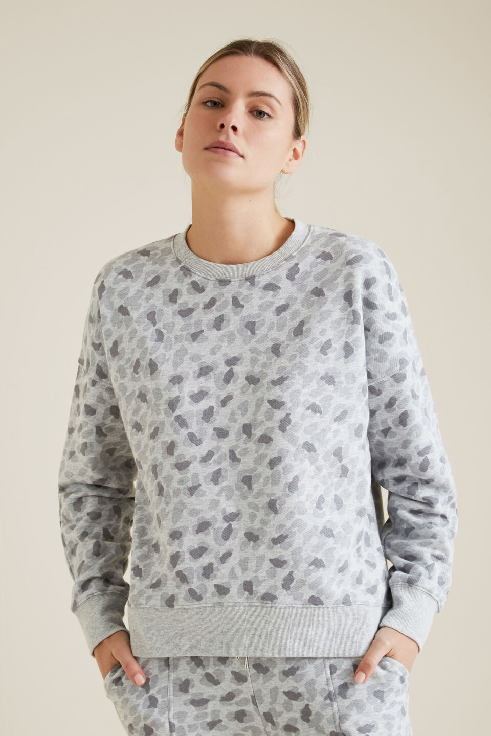 Animal Terry Sweater  