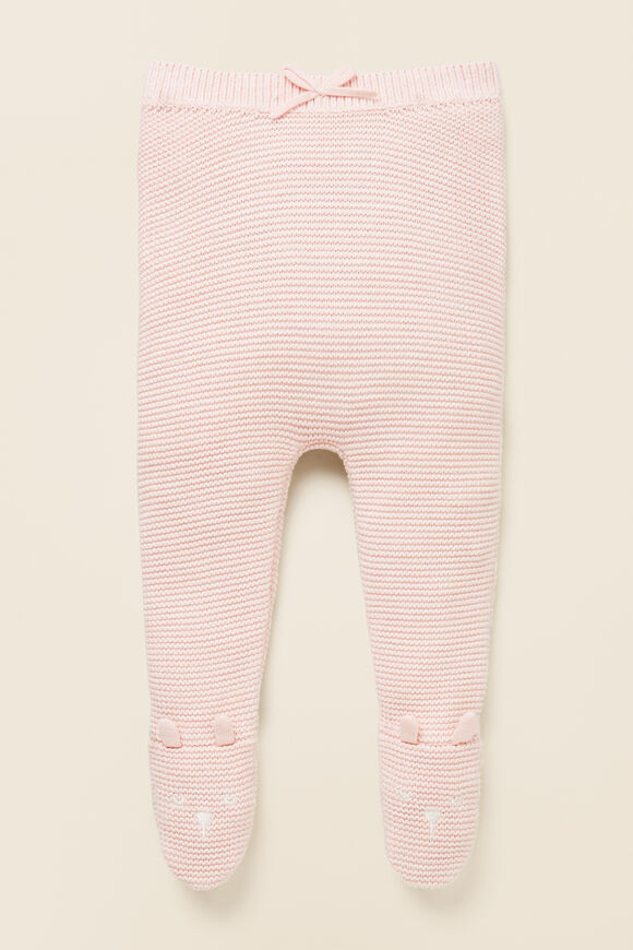 Mixy Knit Footed Legging   Pretty Pink  hi-res