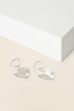 Heart Pendant Earring  Silver  hi-res