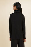 Supersoft Cowl Neck Top  Black  hi-res