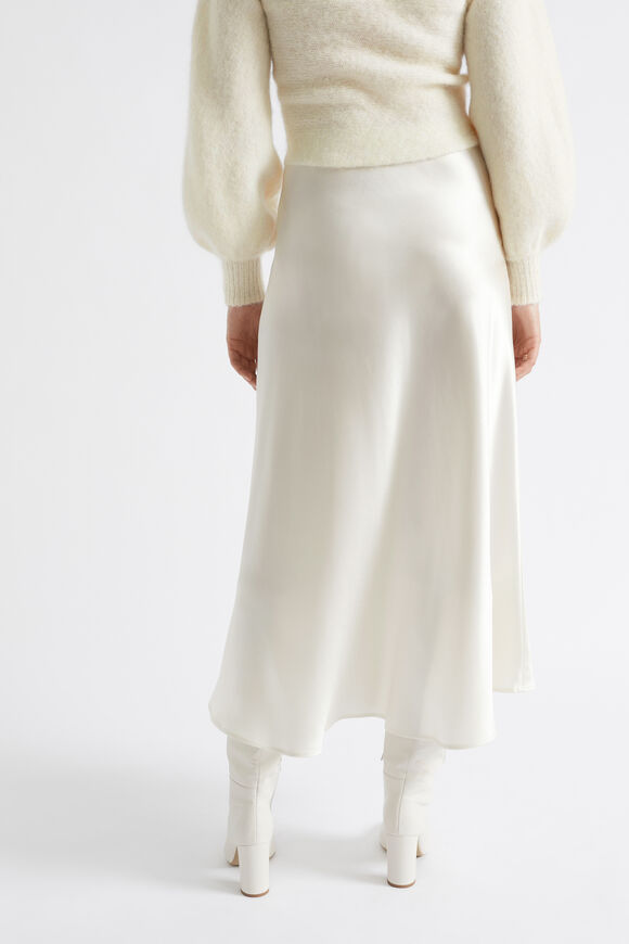 Satin Maxi Skirt  Cloud Cream  hi-res
