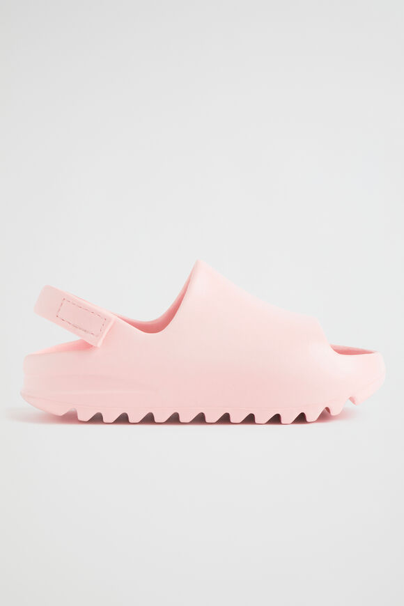Rubber Moulded Slide with Strap  Dusty Rose  hi-res
