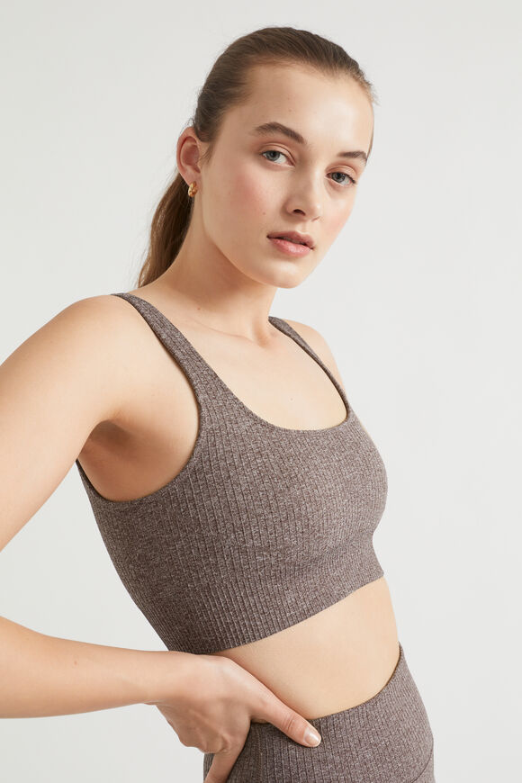 Seamless Crop  Deep Raisin Marle  hi-res