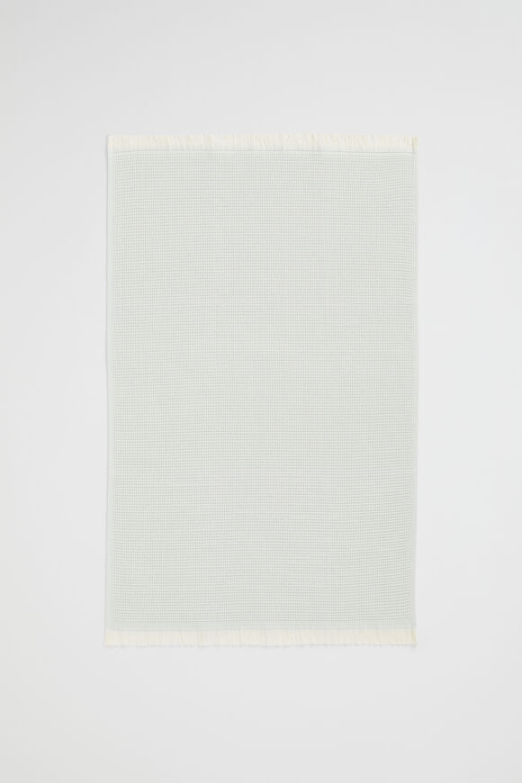 Textured Tea Towel  Dusty Blue  hi-res
