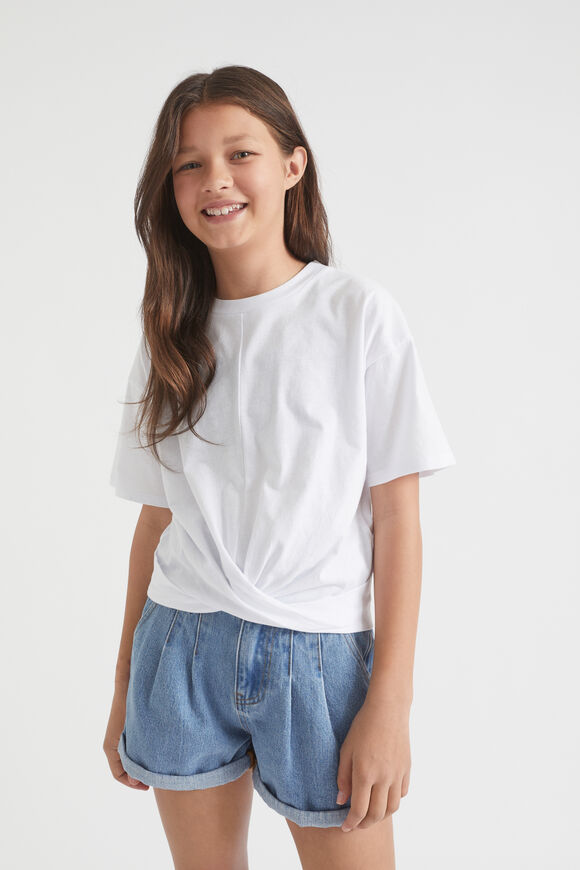 Twist Tee  White  hi-res