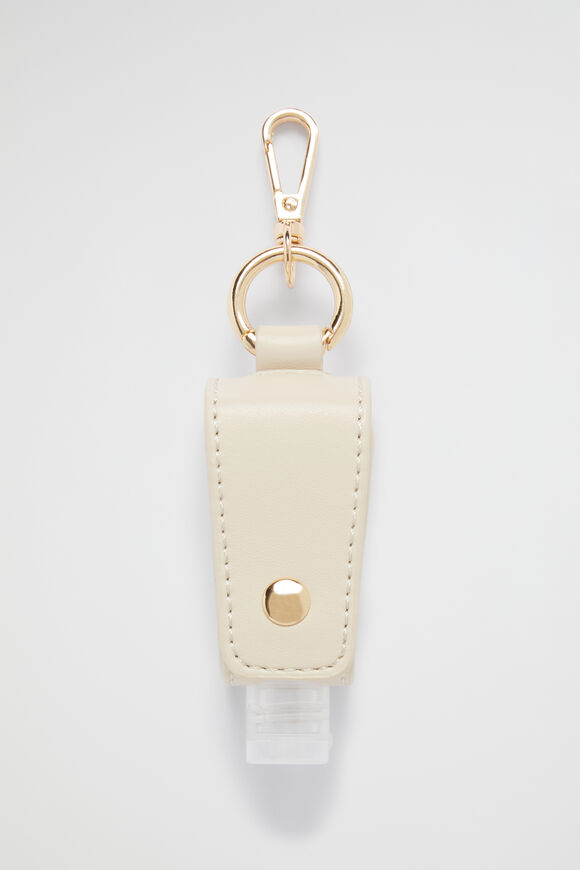 Sanitiser Keyring  Stone  hi-res
