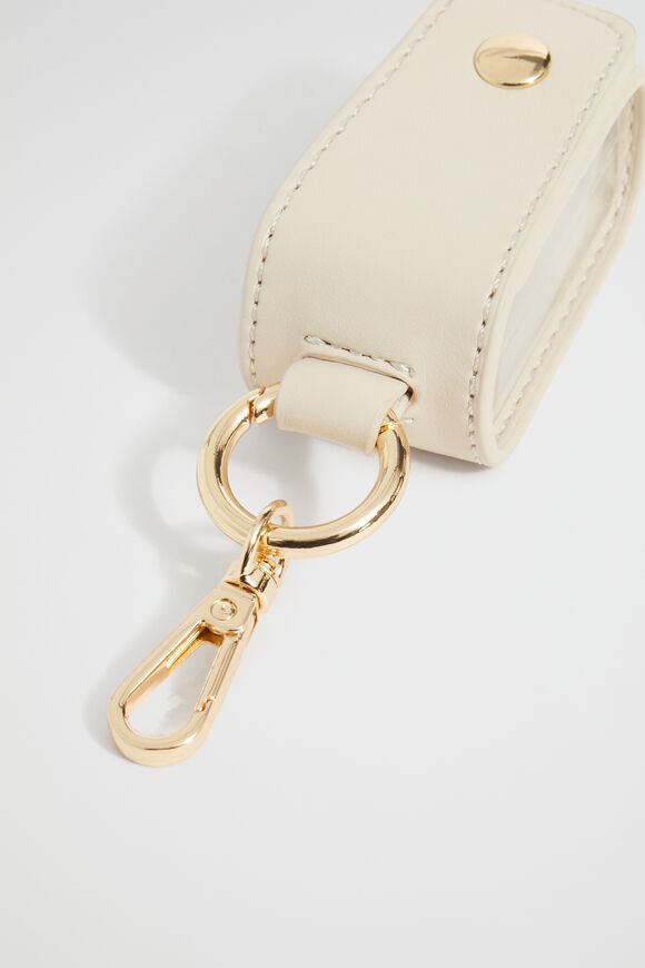 Sanitiser Keyring  Stone  hi-res