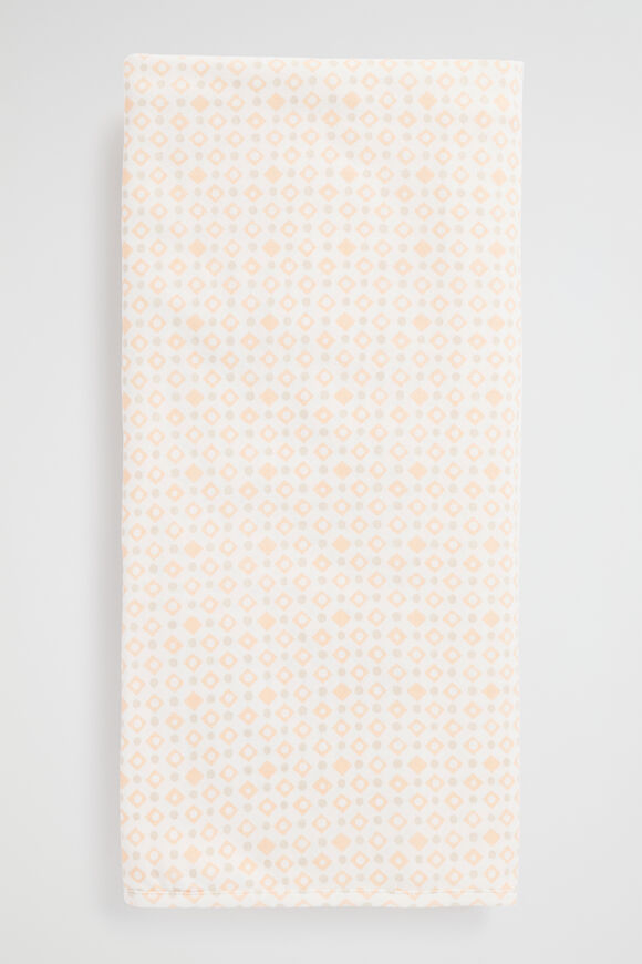 Geo Stretchy Wrap  Peachy Coral  hi-res