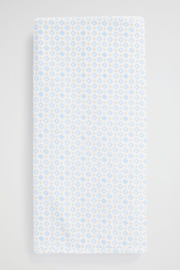 Geo Stretchy Wrap  Water Blue  hi-res
