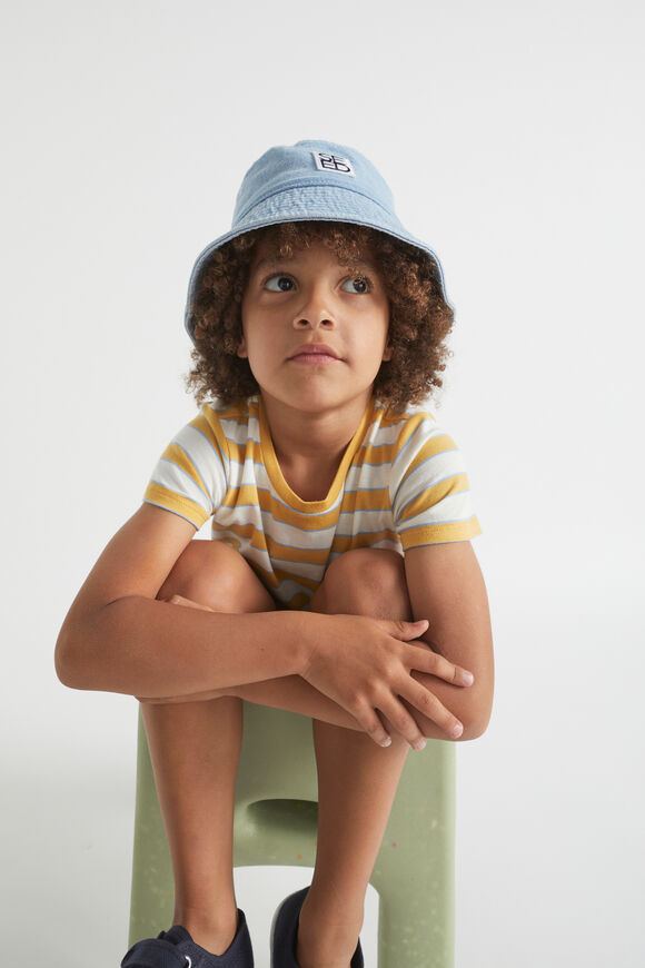 Seed Patch Bucket Hat  Chambray  hi-res