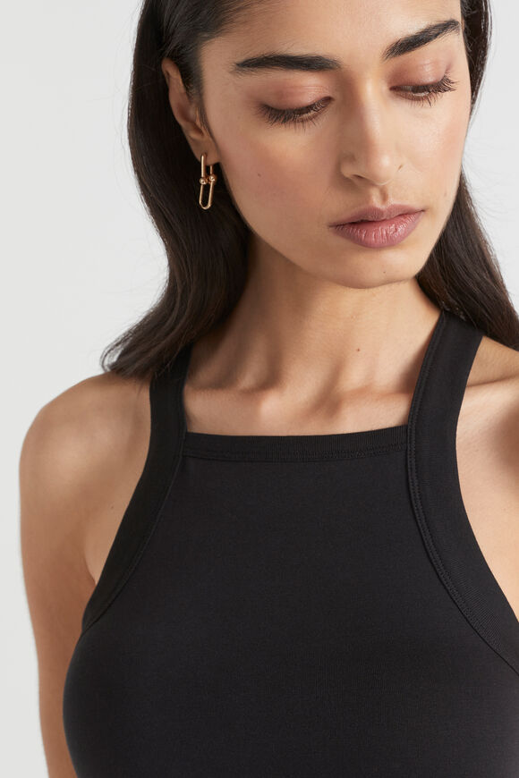 Cut Away Tank  Black  hi-res