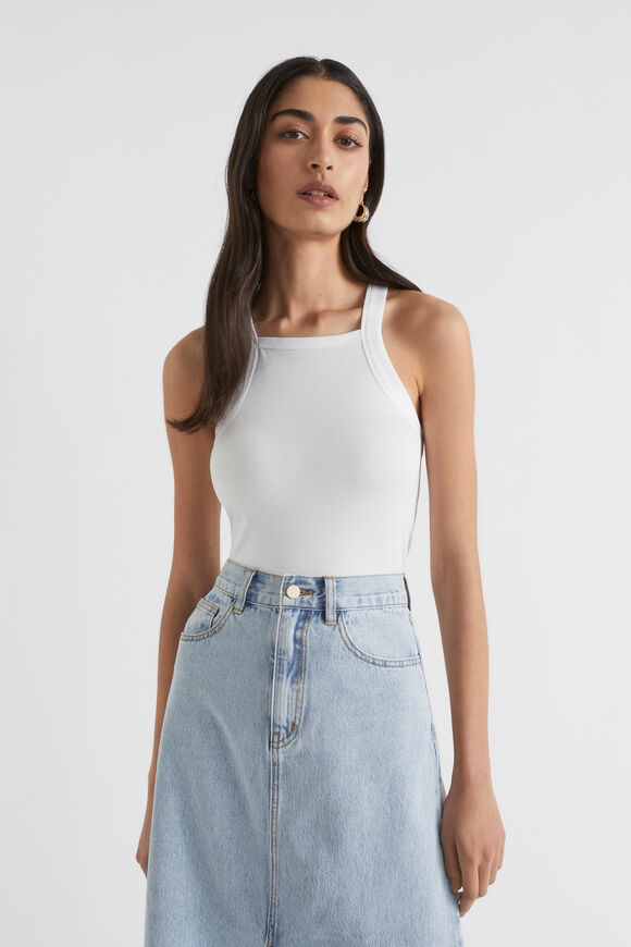 Cut Away Tank  Whisper White  hi-res