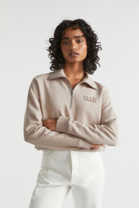Core Heritage Logo Sweat  Light Storm  hi-res