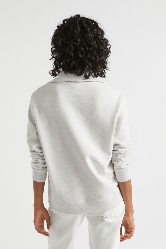 Core Heritage Logo Sweat  Light Grey Marle  hi-res