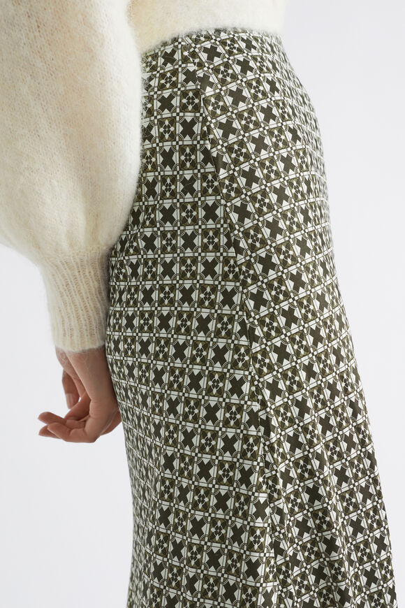 Mini Geo Skirt  Dark Fern Geo  hi-res
