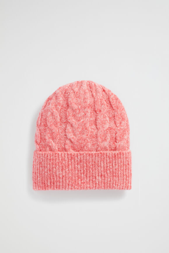 Cable Knit Beanie  Primrose Marle  hi-res