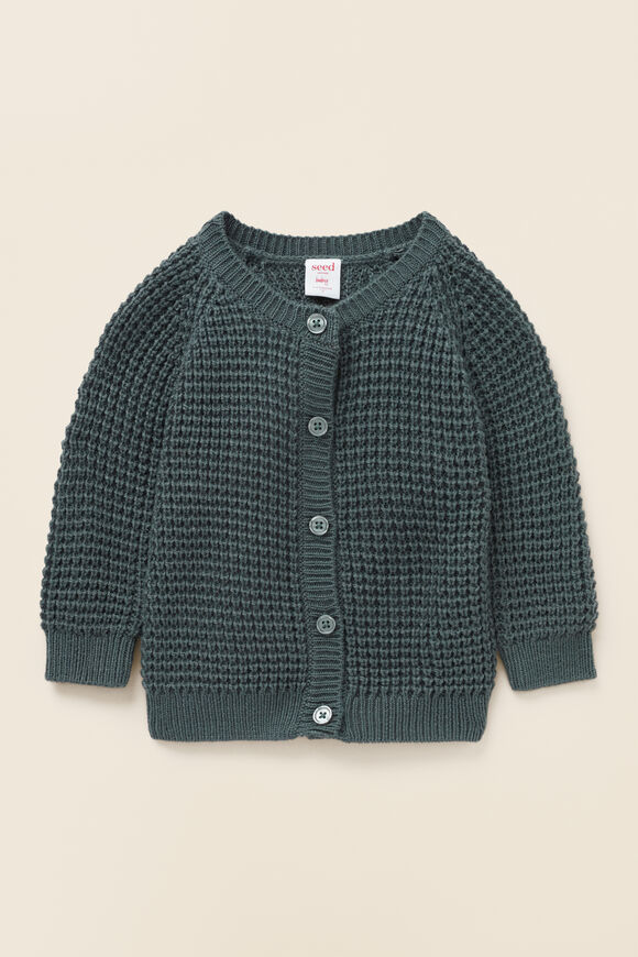 Raglan Knit Cardigan  Clover Green  hi-res