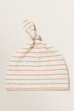 Stripe Knot Hat  Almond Speckle  hi-res
