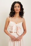 Linen Knot Front Top  Pale Blossom  hi-res