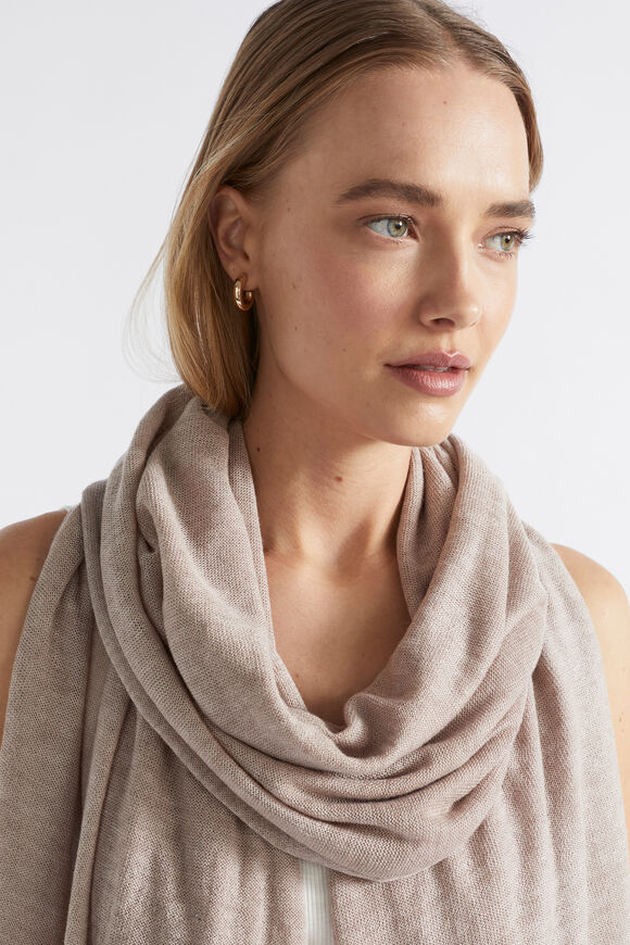 Fine Knit Wrap  Light Storm  hi-res