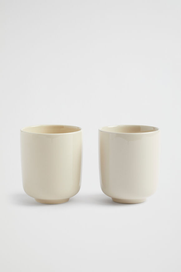 Lou Mug Pair  Stone  hi-res
