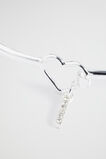 Silver Initial Bangle  I  hi-res